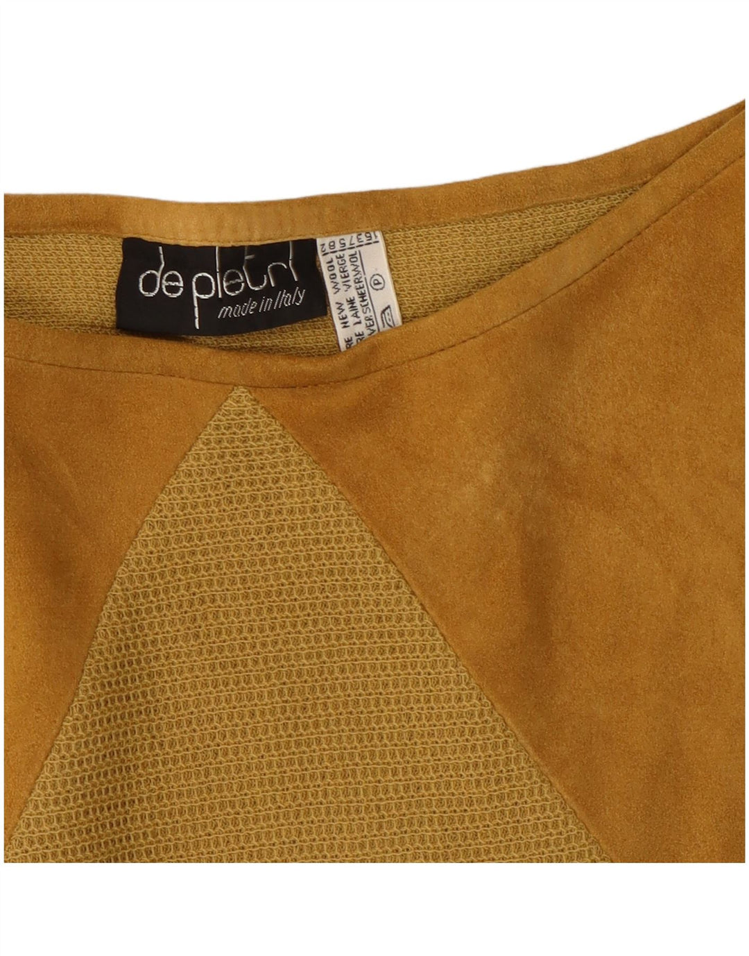 De Pletrl Herre Ruskind Boat Neck Jumper Sweater Medium Beige Argyle/Diamond