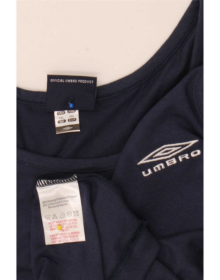 Umbro Herrevest Top 2XL Marineblå Polyester