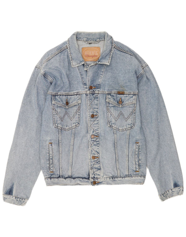 Wrangler Denimjakke til mænd UK 42 XL Blå