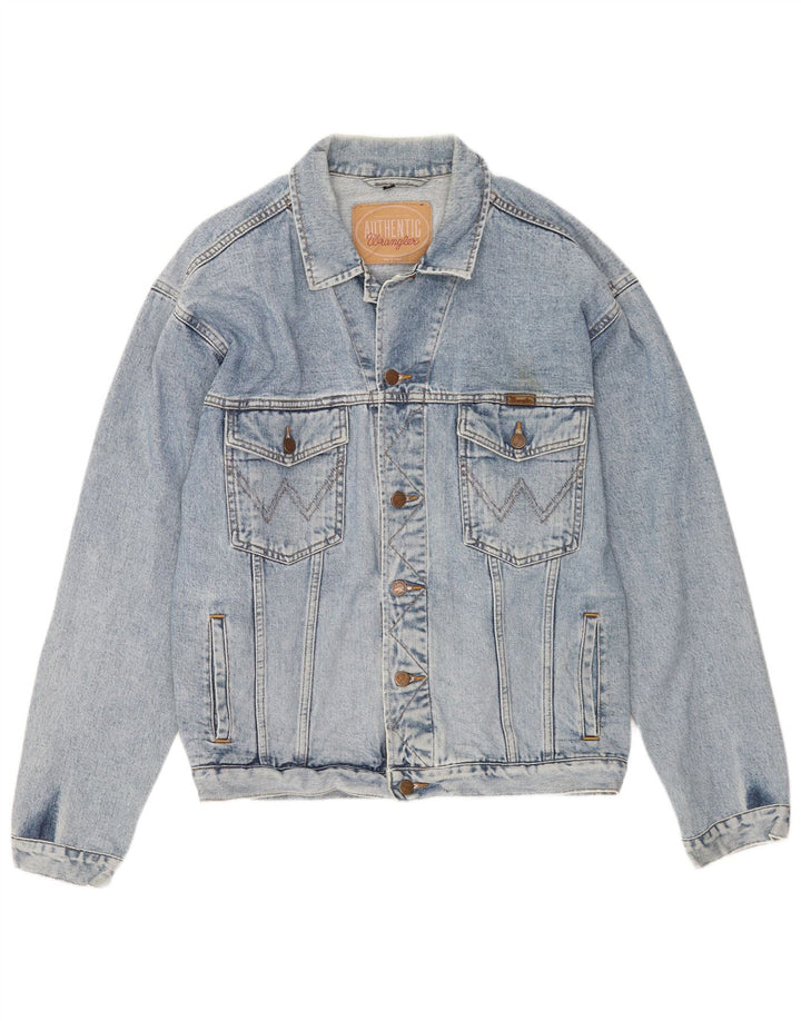 Wrangler Denimjakke til mænd UK 42 XL Blå