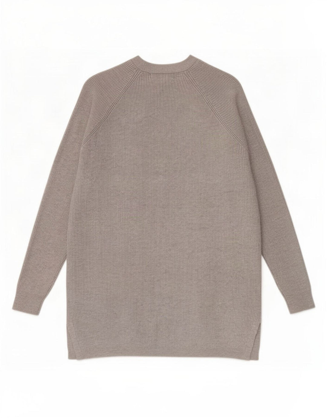 Marks & Spencer Dame Oversized Cardigan Sweater UK 10 Small Grey Viscose
