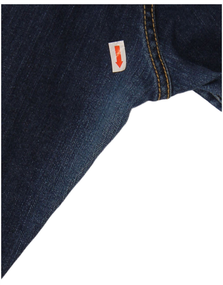 RIFLE Womens Slim Jeans W30 L29 Navy Blue Cotton