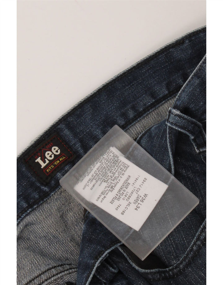 LEE Herre Daren Straight Jeans W36 L34 Blå Bomuld