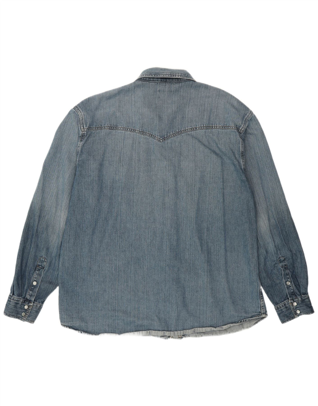 WRANGLER Denimskjorte til mænd 2XL Blå Bomuld