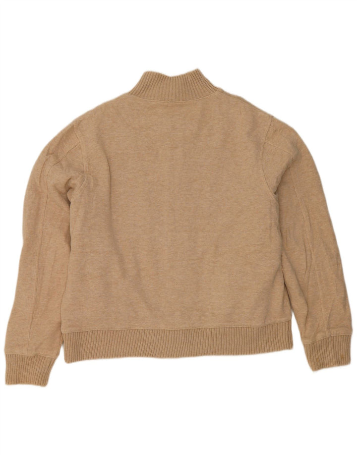 Marks & Spencer Herre Blue Harbor Sherpa Træningsdragt Topjakke Stor Beige