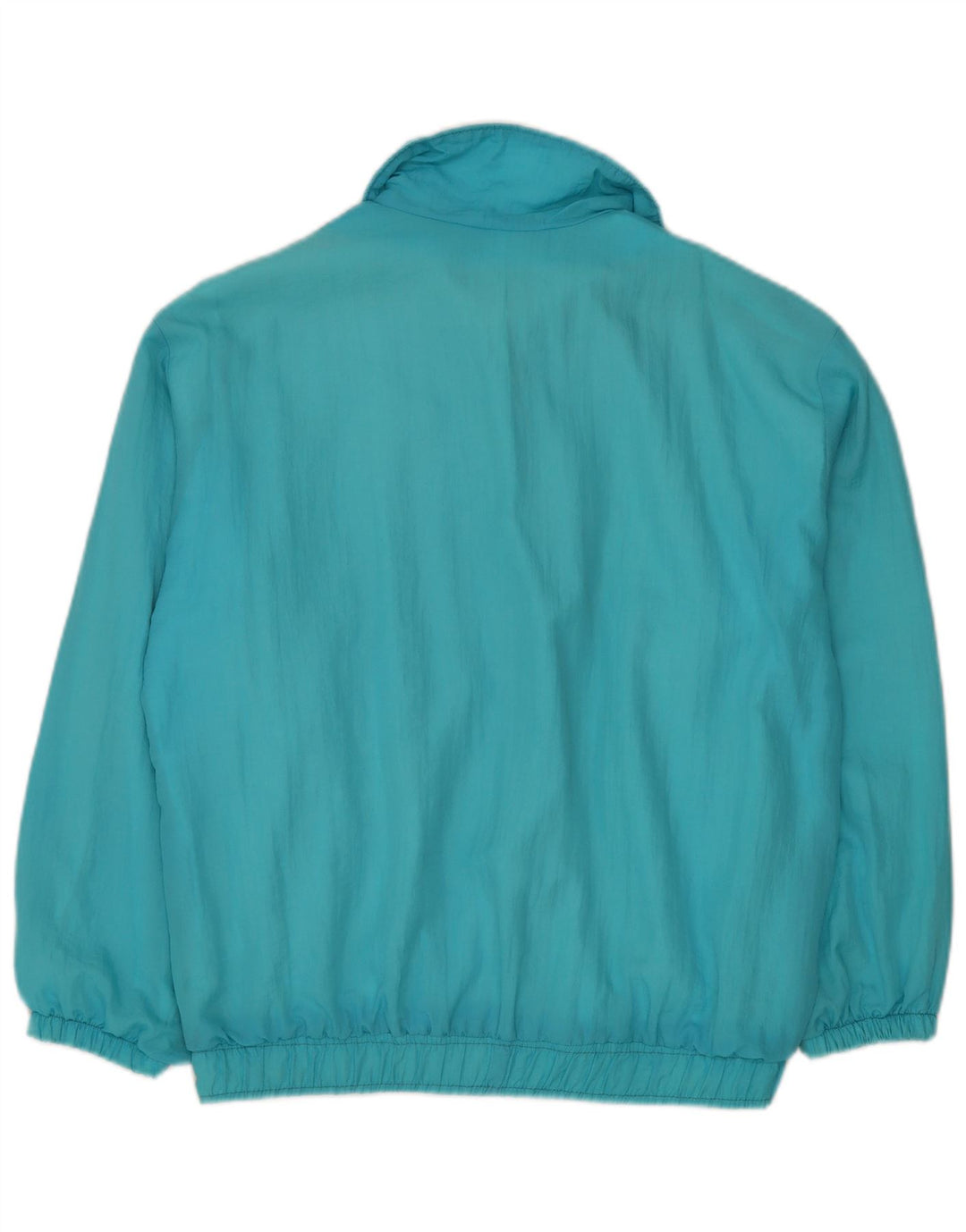 Vintage træningsdragt til mænd Topjakke XL Turkis Colourblock Rayon