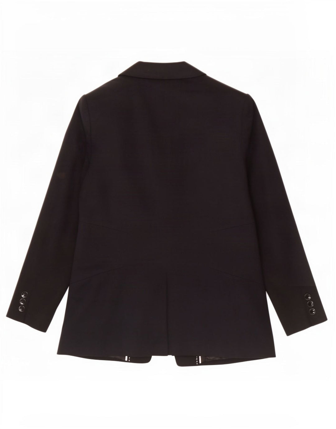 Marks & Spencer Dame 1 Knap Blazer Jacket UK 18 XL Sort Polyester