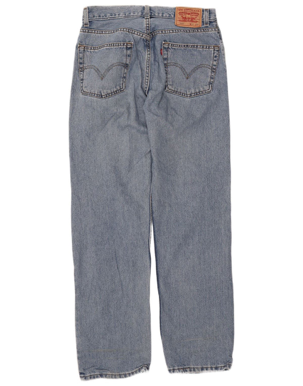 LEVI'S Herre 505 Regular Fit Straight Jeans W34 L34 Blå