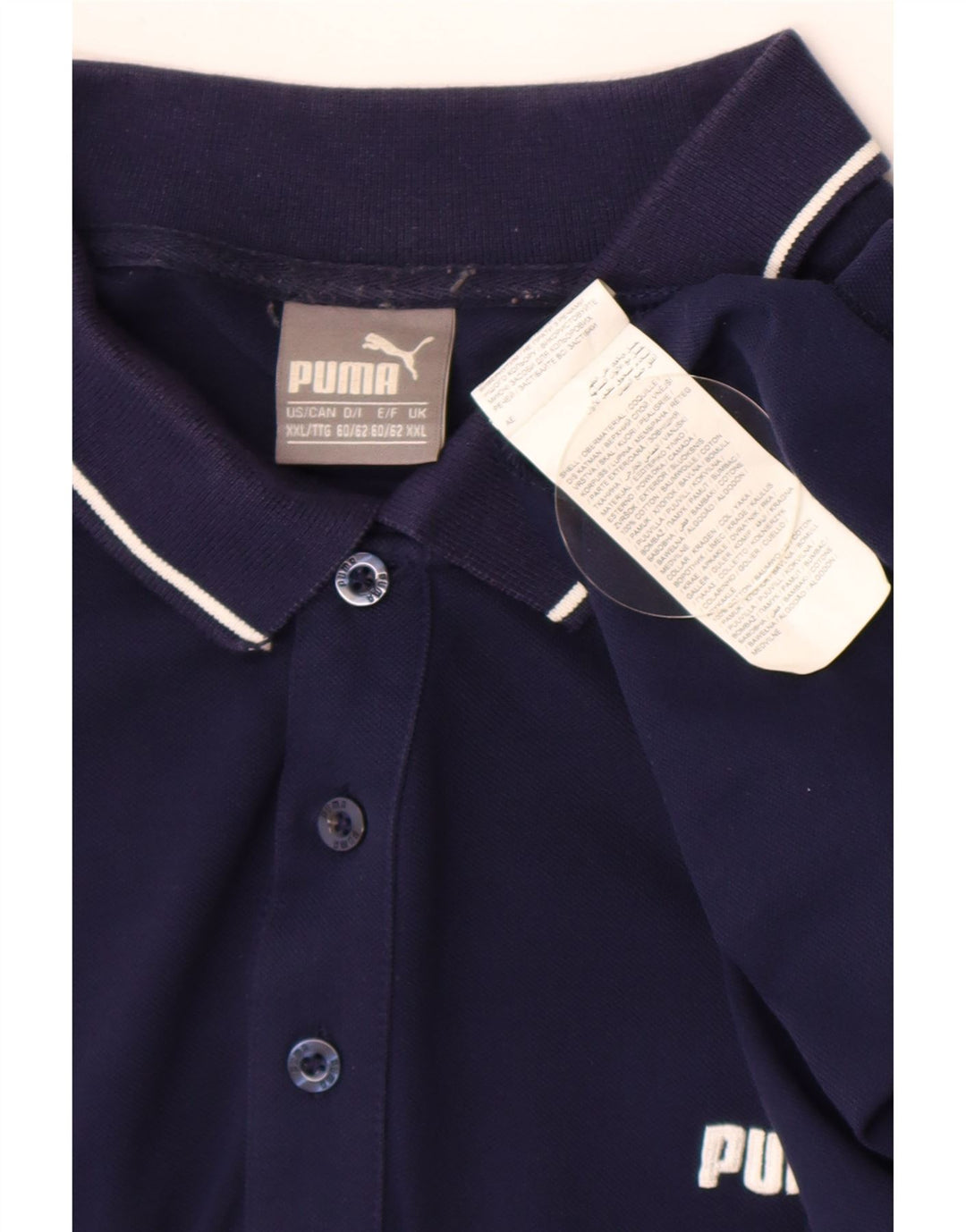 Puma herre poloskjorte 2XL marineblå bomuld