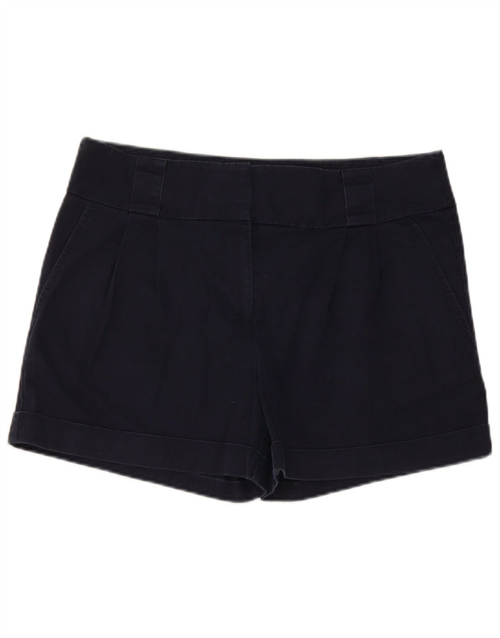 Oasis Chino Shorts til kvinder UK 12 Medium W32 Marineblå Bomuld