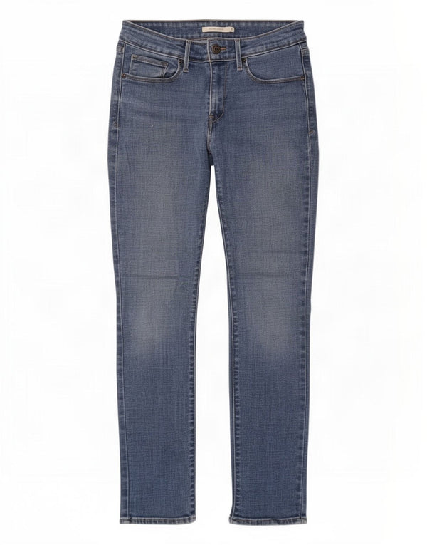 Levi's Dame Mid Rise Skinny Jeans US 6 Medium W28 L28 Blå Bomuld