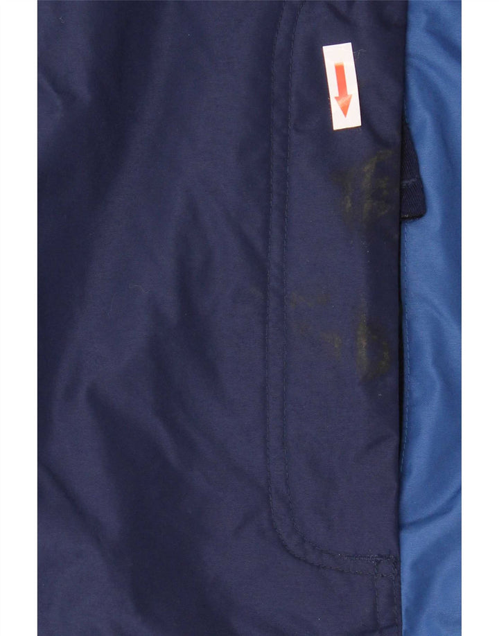 Columbia Dame Oversized Skijakke UK 10 Small Navy Blue Colourblock