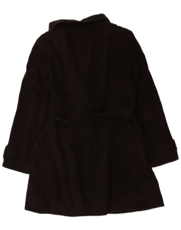Marks & Spencer Dameoverfrakke UK 14 Medium Sort Polyester