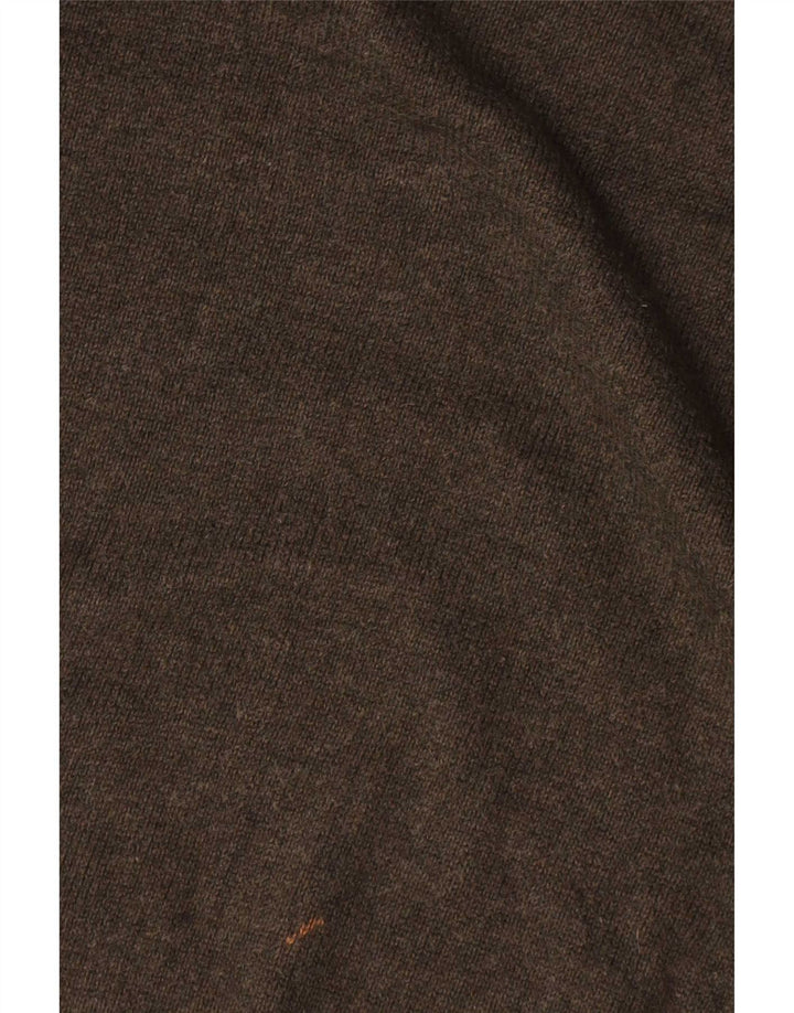 Marks & Spencer Herre sweater med rund hals 3XL Khaki Bomuld