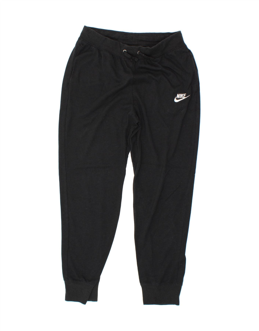 NIKE Womens Tracksuit Trousers Joggers UK 10 Small  Black Polyester Vintage Nike and Second-Hand Nike from Messina Hembry 