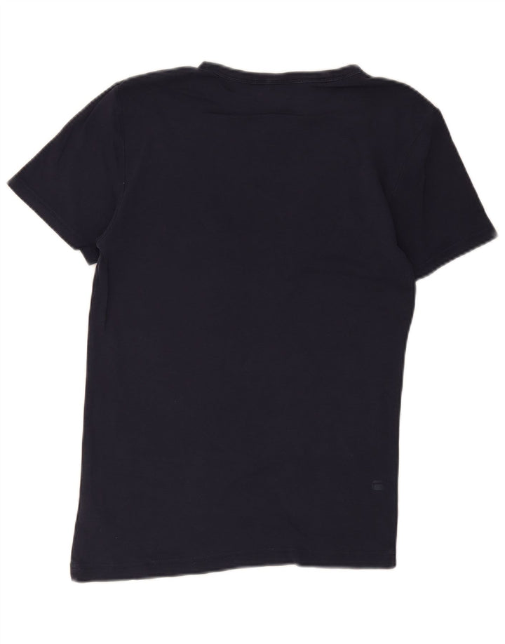 G-Star Herre grafisk T-shirt Top Lille marineblå bomuld