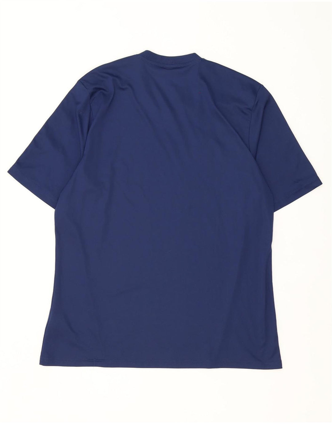 Adidas Herre Climalite T-Shirt Top XL Marineblå stribet polyester