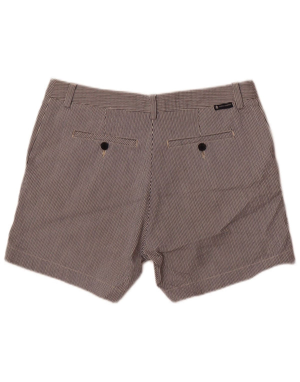 Marina Yachting Dame Chino Shorts IT 46 Large W30 Navy Blue Pinstripe