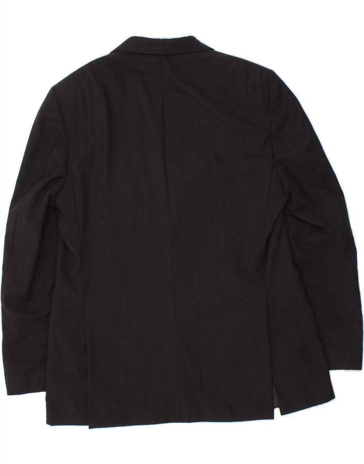 GIANFRANCO FERRE Mens 3 Button Blazer Jacket IT 52 XL Black Virgin Wool Vintage Gianfranco Ferre and Second-Hand Gianfranco Ferre from Messina Hembry 