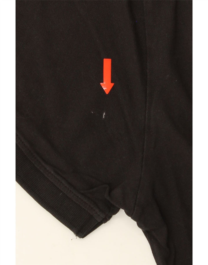 PUMA Mens Polo Shirt XL Black Cotton Vintage Puma and Second-Hand Puma from Messina Hembry 