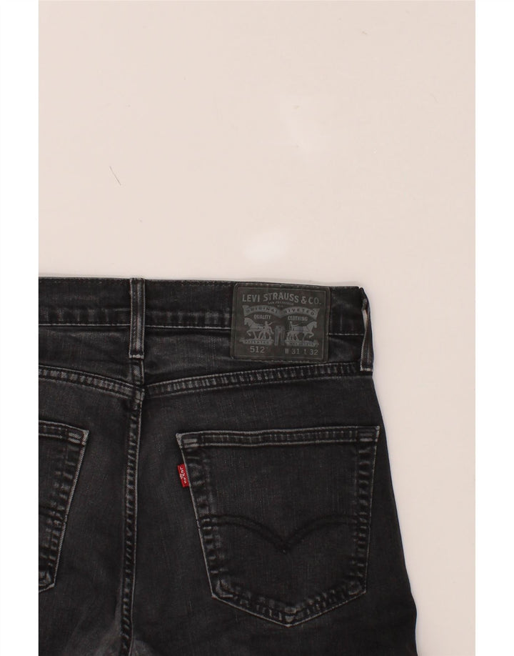 LEVI'S Mens 512 Slim Tapered Jeans W31 L26 Grey Cotton Vintage Levi's and Second-Hand Levi's from Messina Hembry 