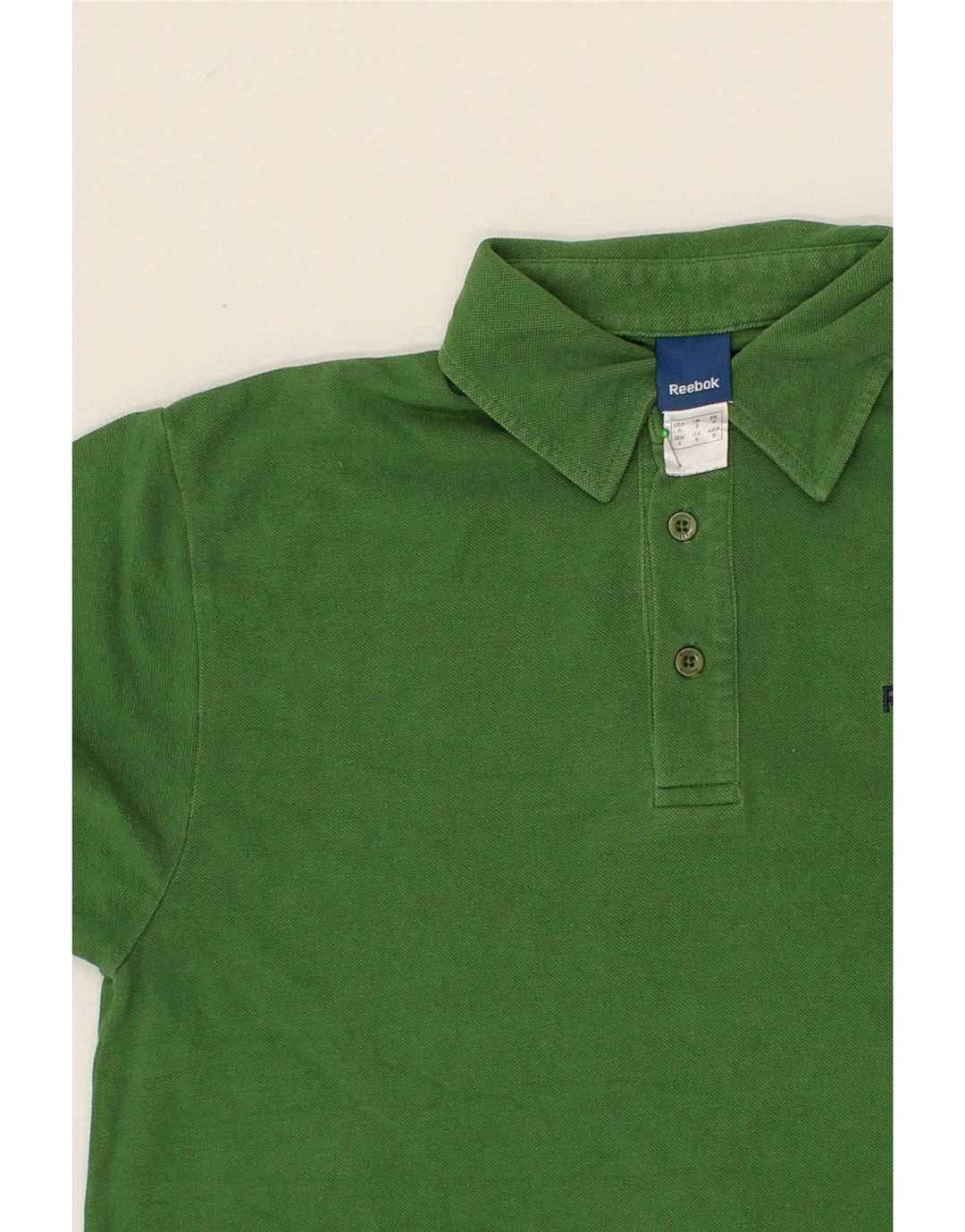 REEBOK Mens Polo Shirt Small Green Cotton Vintage Reebok and Second-Hand Reebok from Messina Hembry 