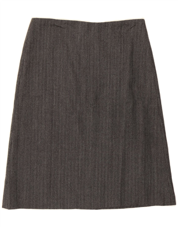 J. CREW Womens A-Line Skirt US 6 Medium W30  Grey Wool Vintage J. Crew and Second-Hand J. Crew from Messina Hembry 