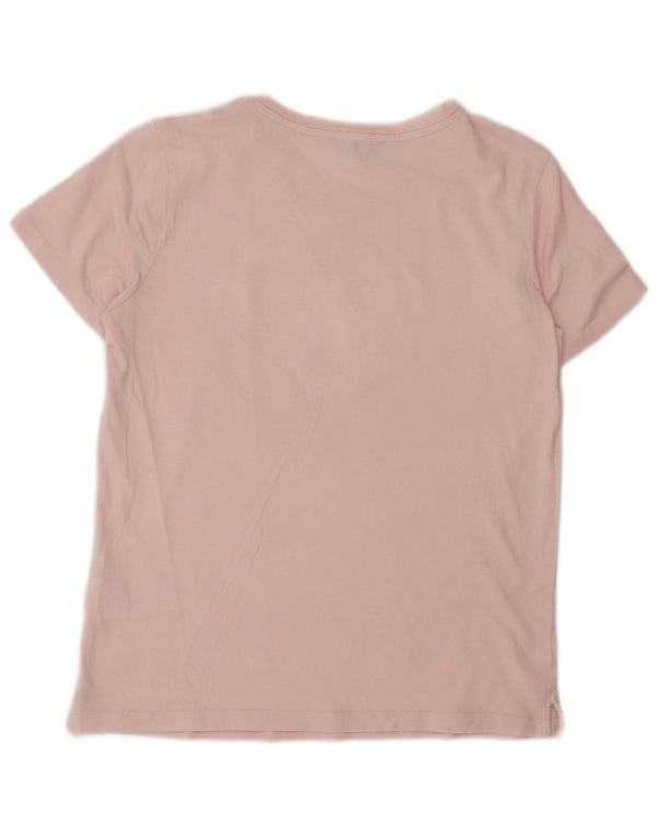 Guess Grafisk T-shirt top til kvinder UK 8 Small Pink Bomuld