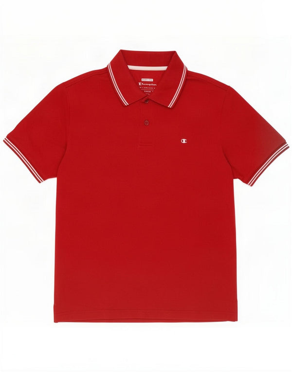 Champion Herre poloshirt Lille rødstribet