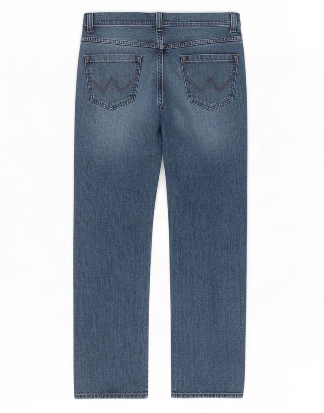 Wrangler Herre Wesley Regular Straight Jeans W36 L32 Blå Bomuld