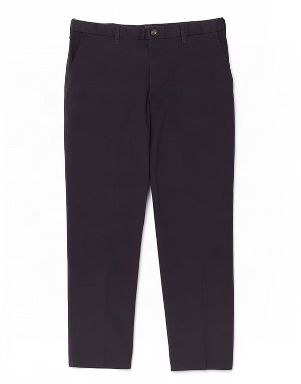 Marks & Spencer Herre Regular Chino Bukser W38 L31 Marineblå Bomuld