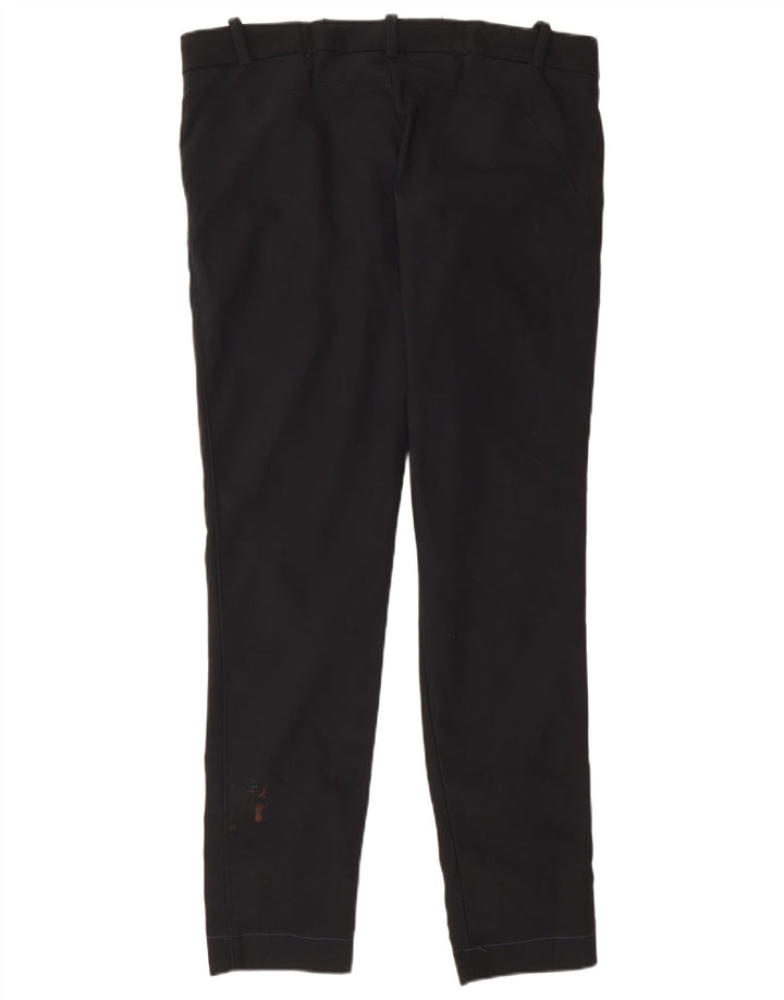 Zara Dame Slim Casual Bukser Large W30 L30 Sort
