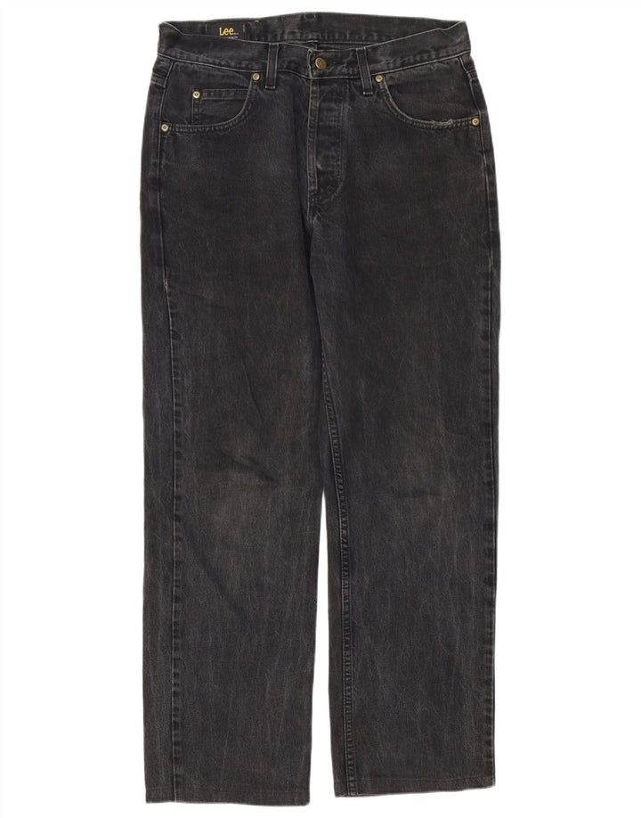 Lee Straight Jeans til mænd W34 L29 Sort