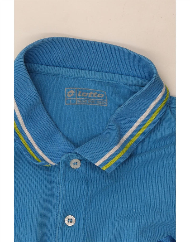 Lotto Herre Polo Shirt Large Blue