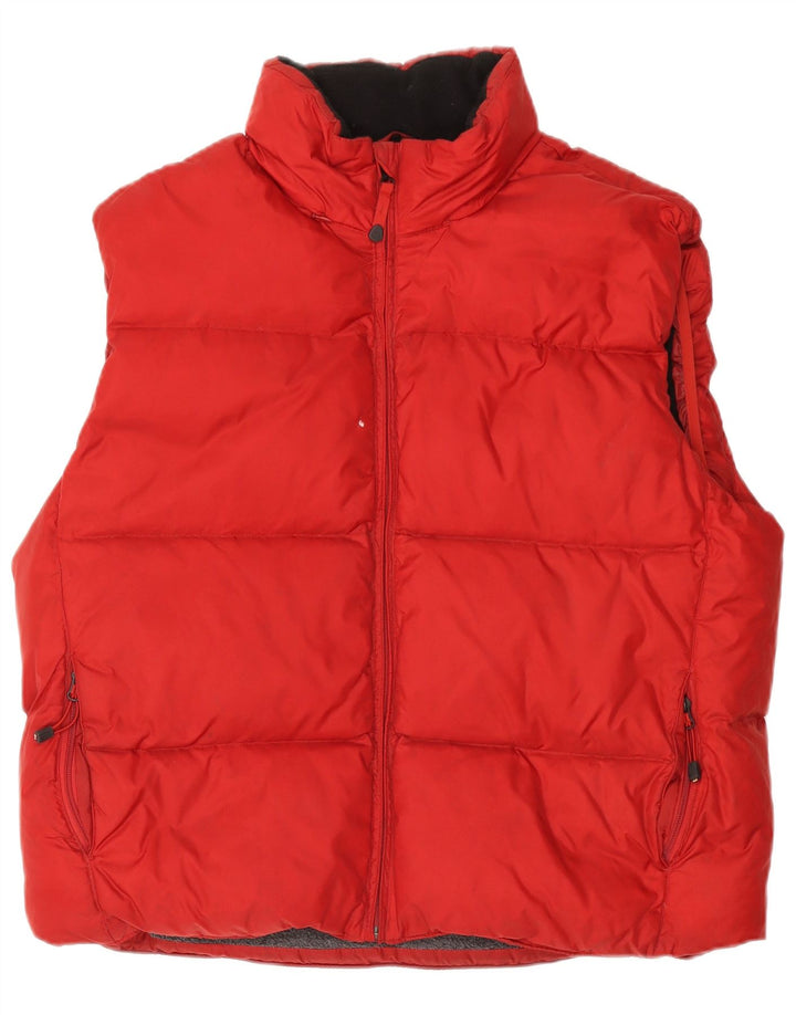 Gap Herre Polstret Gilet UK 40 Large Rød Nylon