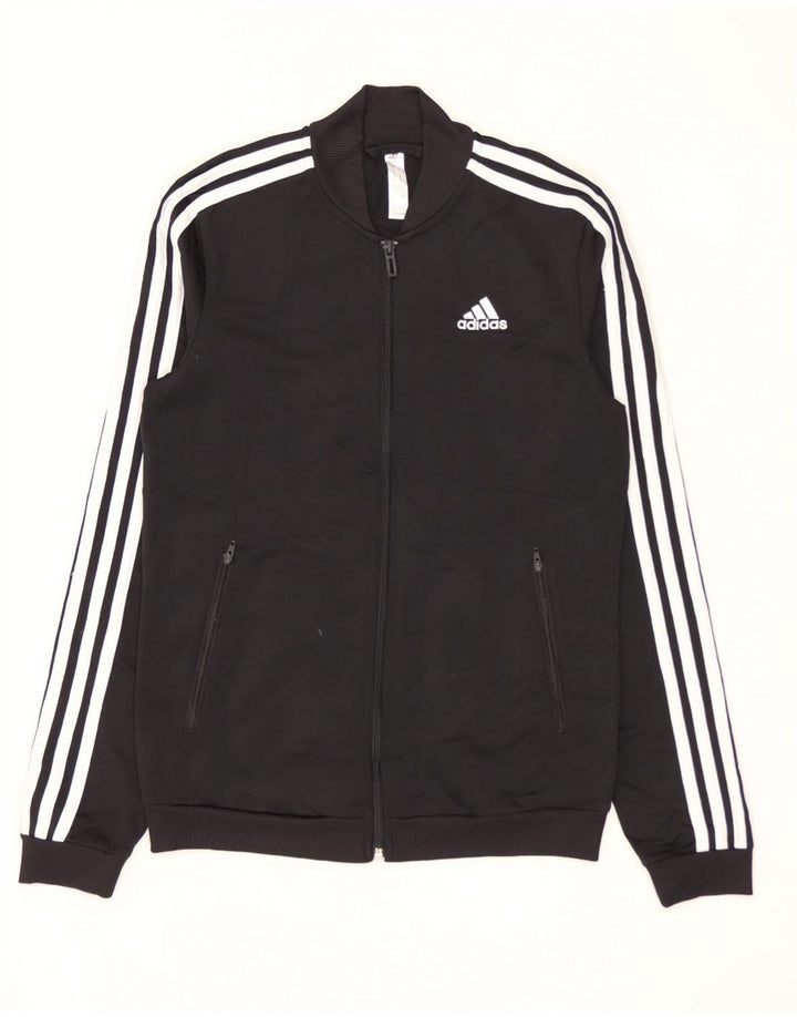 ADIDAS træningsdragt topjakke til kvinder UK 4/6 XS sort polyester