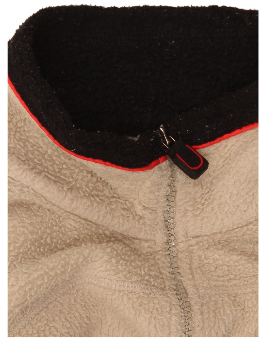 FILA Fleecejakke til mænd UK 36 Small Beige Colourblock Polyester