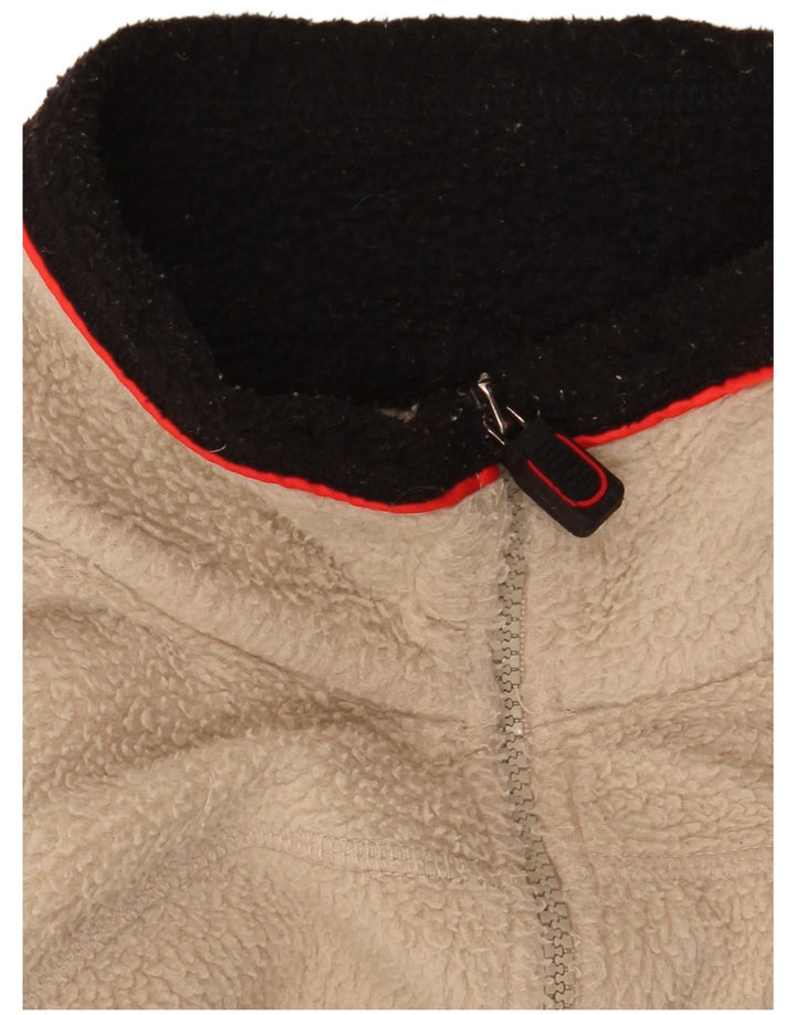 FILA Fleecejakke til mænd UK 36 Small Beige Colourblock Polyester