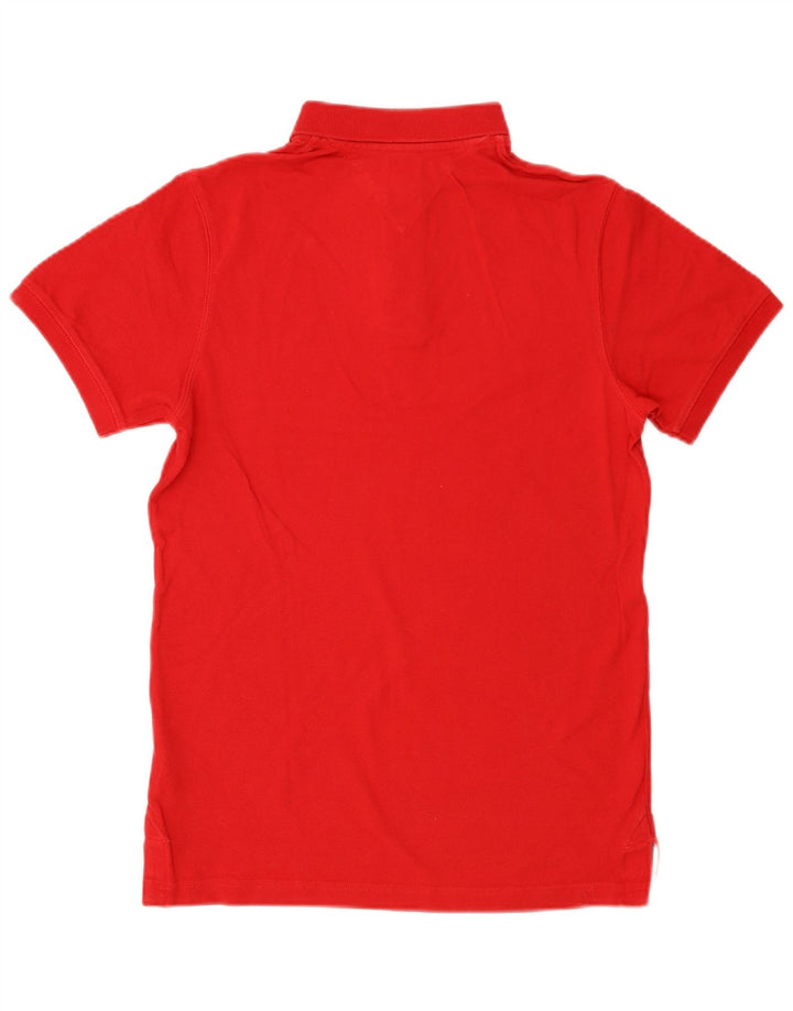 Tommy Hilfiger herre poloshirt Medium rød bomuld