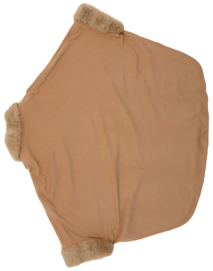 Jacques Vert Dame Poncho Coat One Size Beige Uld