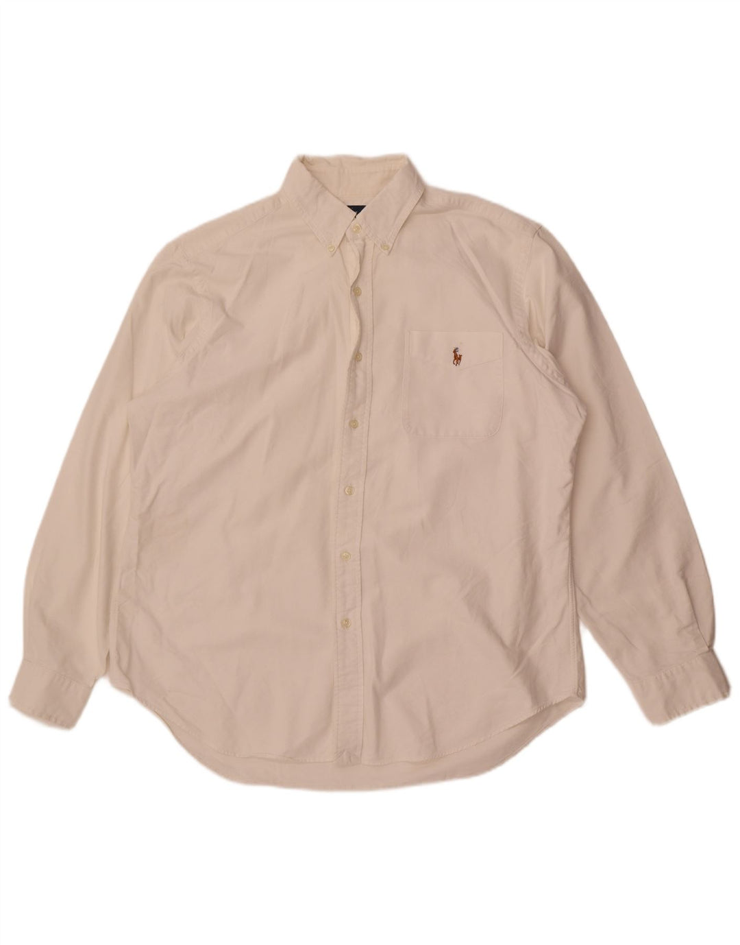 Ralph Lauren Herre Classic Fit skjorte, stor hvid