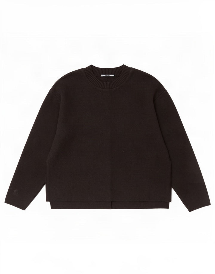 Zara Dame sweater med rund hals DK 10 Lille sort polyester