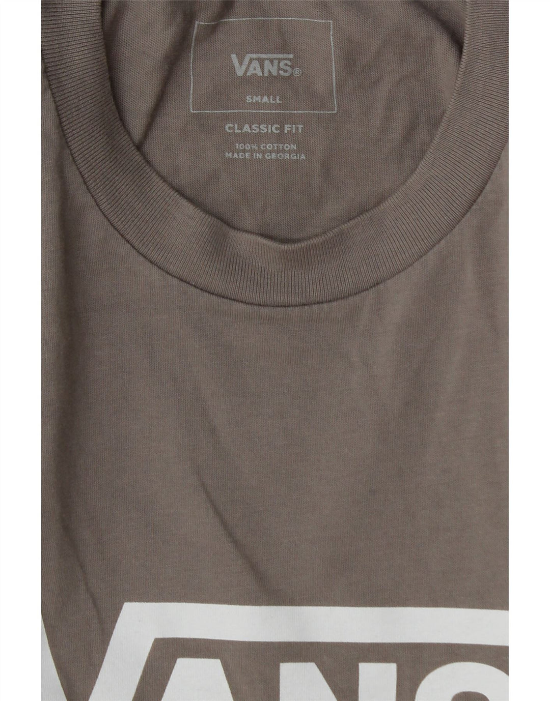 VANS Mens Classic Fit Graphic T-Shirt Top Small Grey Cotton Vintage Vans and Second-Hand Vans from Messina Hembry 