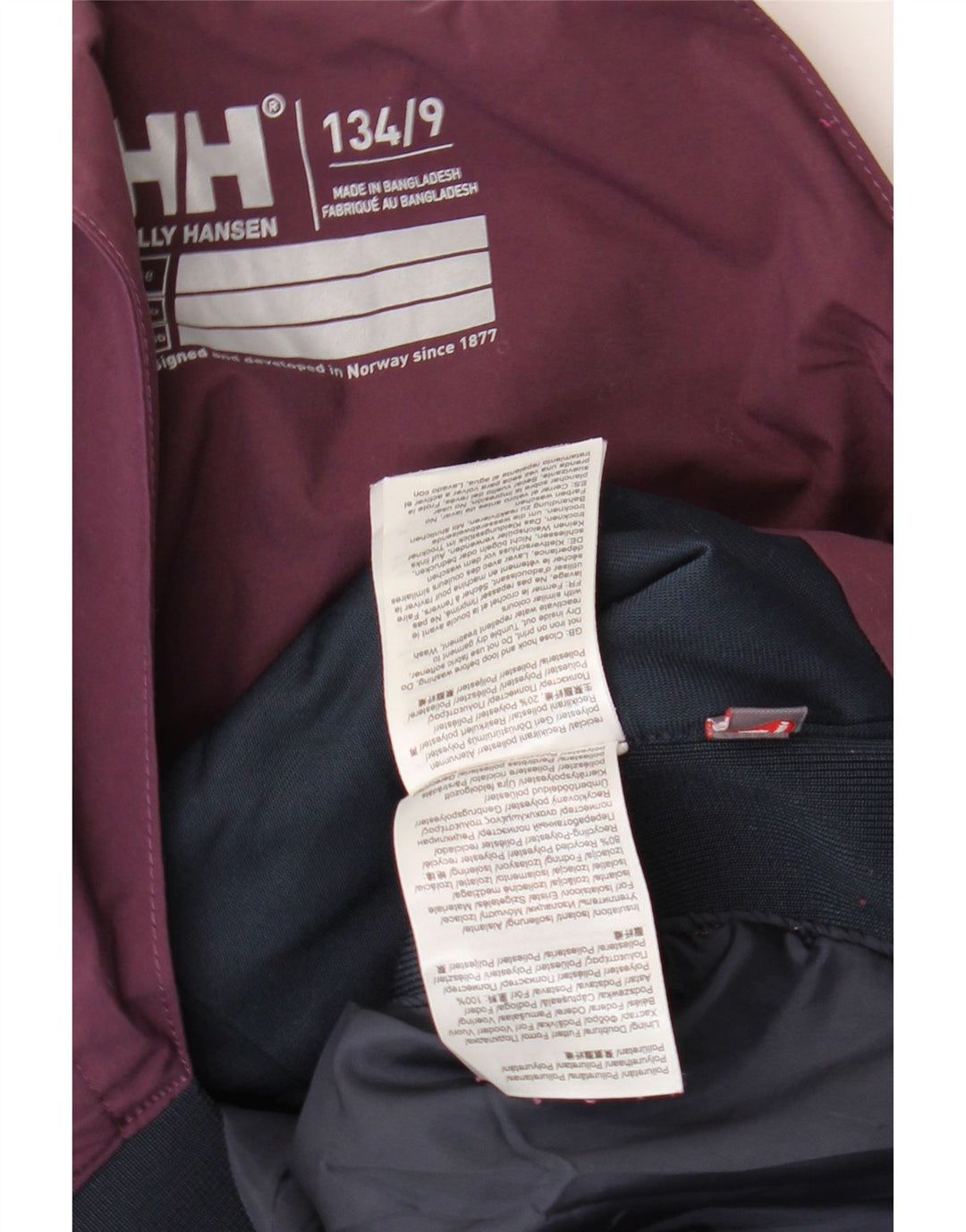 Helly Hansen Pige Skibukser 8-9 År Lilla Colourblock Polyester