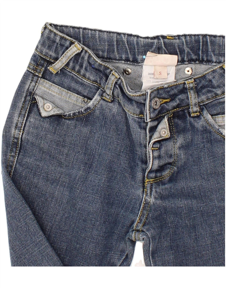 BRUMS Boys Straight Jeans 7-8 Years Small W23 L23 Blue Cotton Vintage Brums and Second-Hand Brums from Messina Hembry 