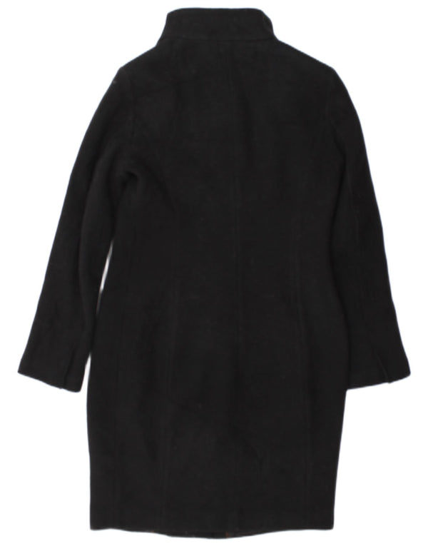 Zara Dame Overfrakke UK 10 Lille Sort