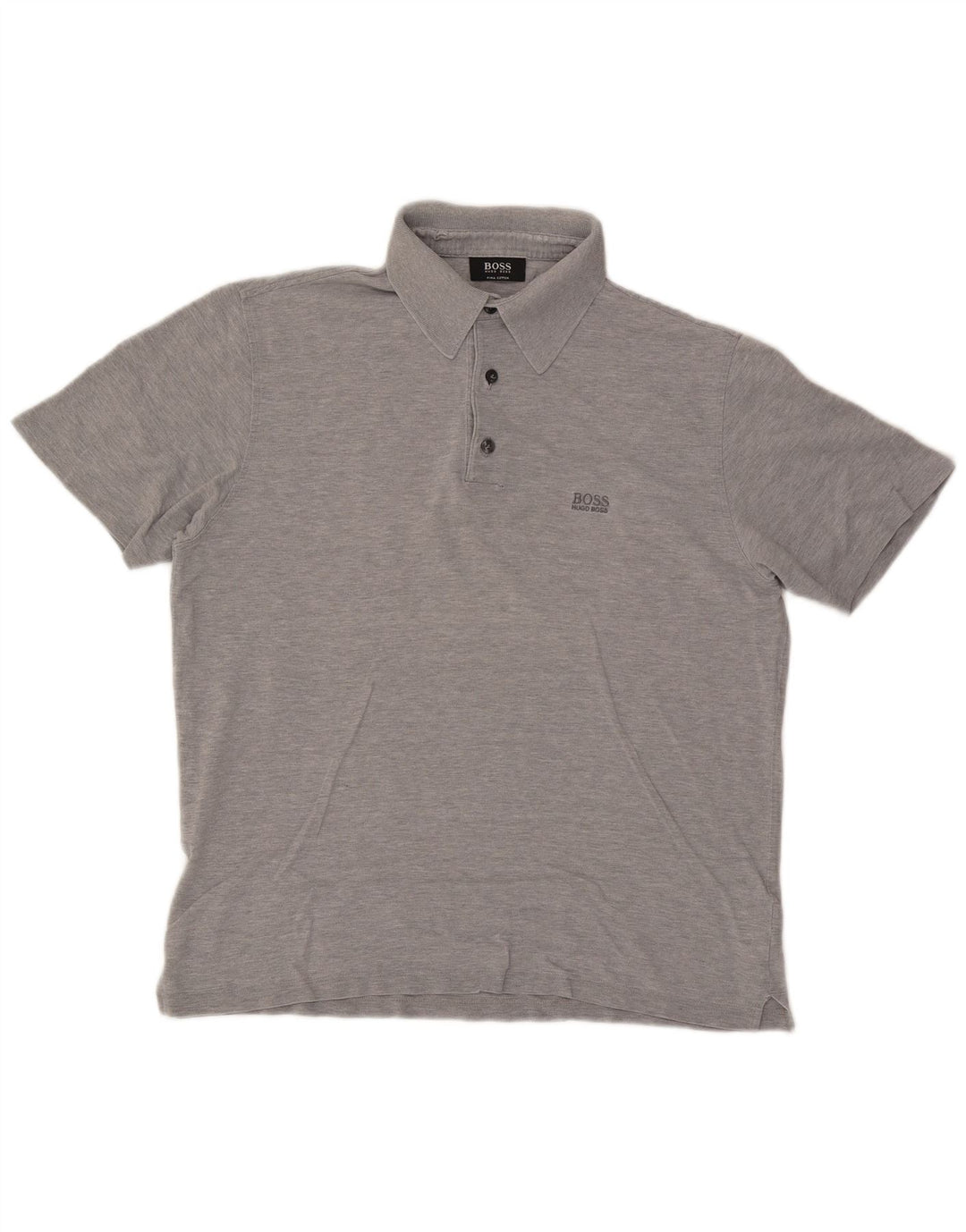 Hugo Boss Herre poloshirt Medium Grey Flecked Bomuld