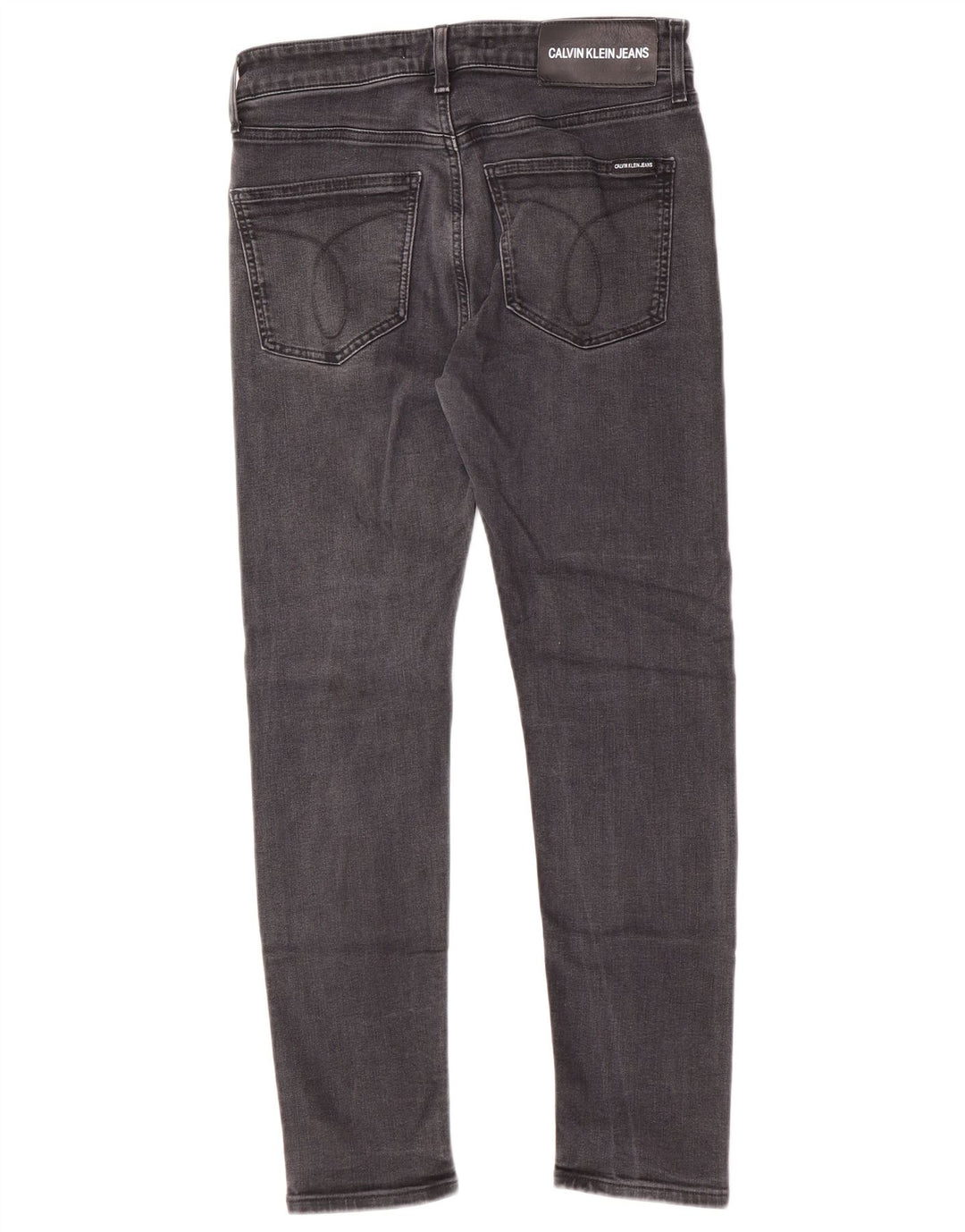 Calvin Klein Herre Slim Jeans W32 L27 Grå Bomuld