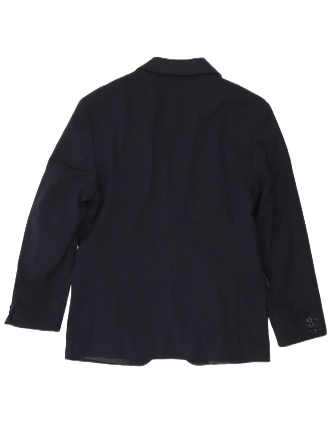 Zara Herre 2-knaps blazerjakke EU 46 Lille marineblå polyester