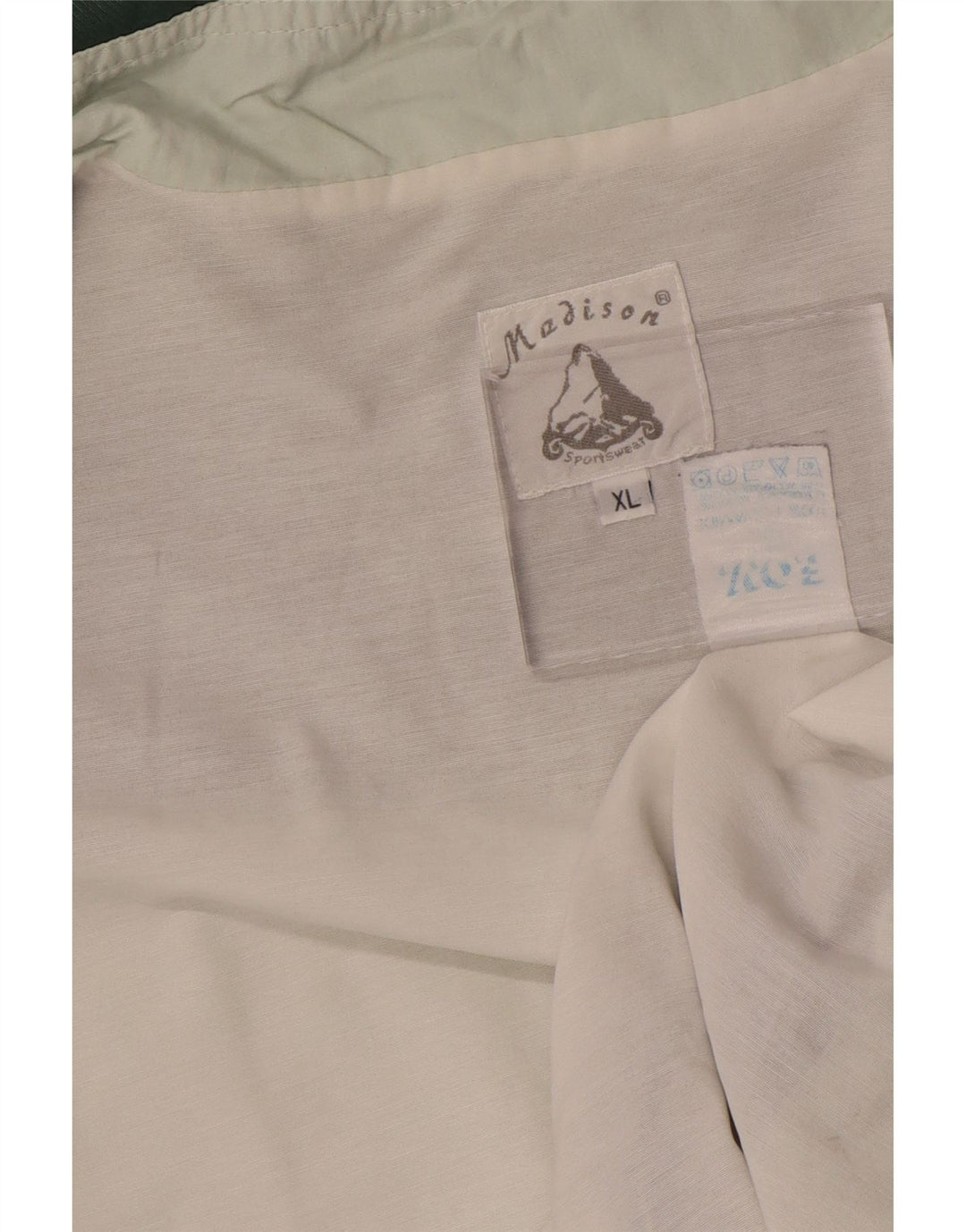 Madison Træningsdragt til mænd Topjakke XL Grøn Colourblock Polyamid Sports